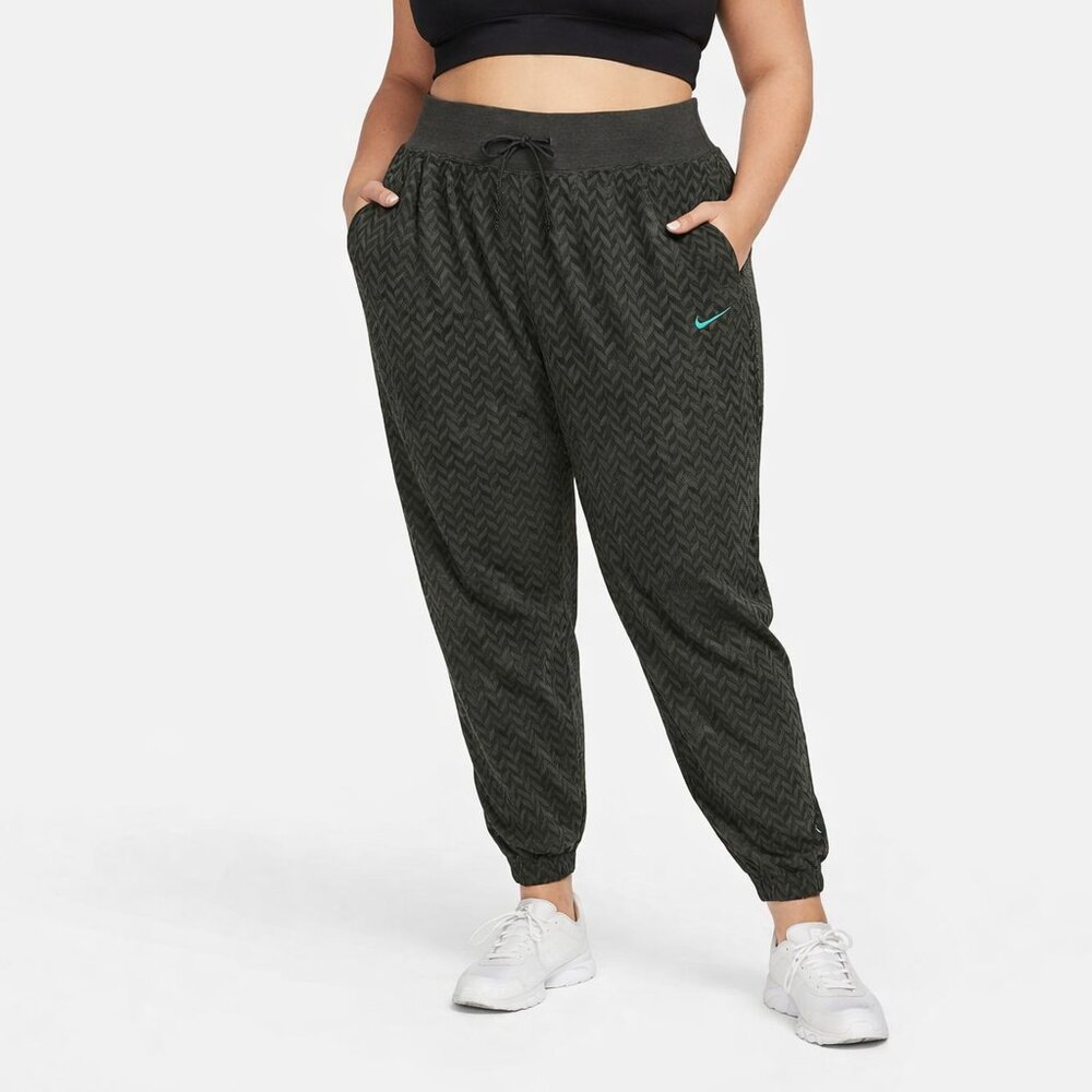 Nike Everyday Wear Jogger Olive Green Chevron Terry Cloth 2XL NWT